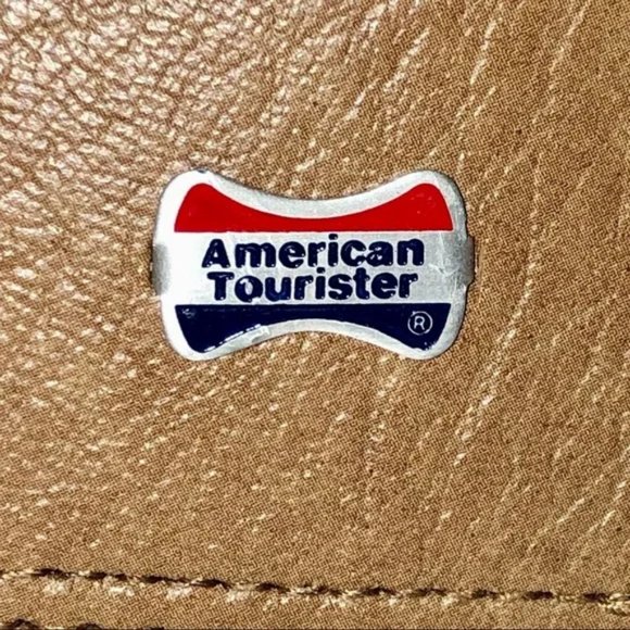 American Tourister Vintage 1960's Soft Shell Light Tan Retro Travel Bag RARE - Picture 8 of 16